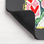 Tapis De Souris Leopard Valentine's Day Goose Funny Cute Goose Hun (Coin)