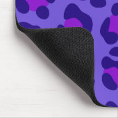 Tapis De Souris "Leopard violet électrique" (Coin)