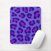 Tapis De Souris "Leopard violet électrique" (Avec souris)