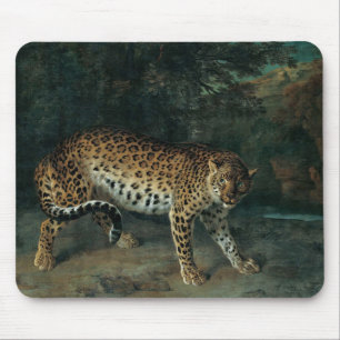 Tapis De Souris Leopardess (by Jean-Baptiste Oudry)