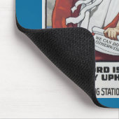 Tapis De Souris L'épée est tirée, la marine l'emporte (Coin)