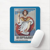 Tapis De Souris L'épée est tirée, la marine l'emporte (Avec souris)