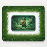 Tapis De Souris Leprechaun Carrying Pot Of Gold<br><div class="desc">Leprechaun Carrying Pot Of Gold - Mouse Pad</div>