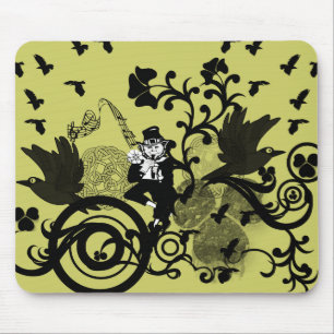 Tapis De Souris Leprechaun en noir