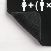 Tapis De Souris L'équation d'amour pour les hommes (Coin)