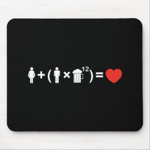 Tapis De Souris L'équation d'amour pour les hommes