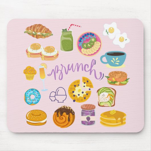 Tapis De Souris L'équipe brunch (Devant)