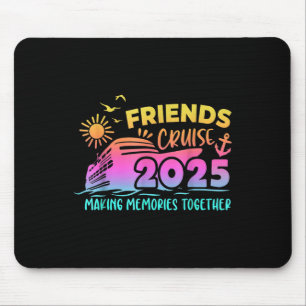 Tapis De Souris L'équipe de croisière des amis qui fait des souven