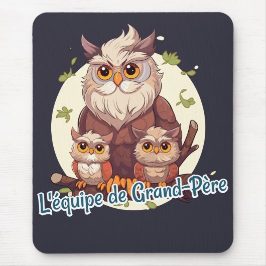 Tapis De Souris L'équipe de Grand-Père (Devant)