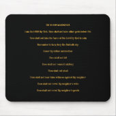 Tapis De Souris Les 10 commandements (Devant)