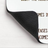 Tapis De Souris "Les 3 règles de la comptabilité d'or " (Coin)