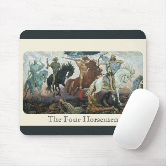 Tapis De Souris Les 4 cavaliers de l'apocalypse (Avec souris)