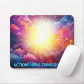Tapis De Souris Les actions ont des conséquences (Avec souris)