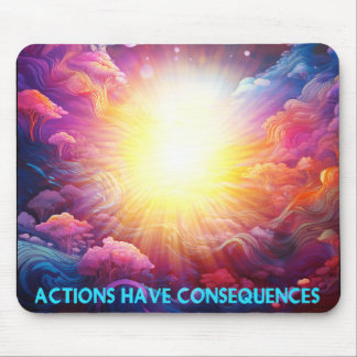 Tapis De Souris Les actions ont des conséquences