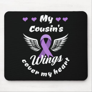 Tapis De Souris Les ailes de mon cousin couvrent mes adeptes de su