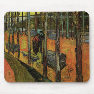 Tapis De Souris Les Alyscamps (Cimetière) de Vincent van Gogh