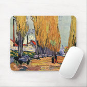 Tapis De Souris Les Alyscamps (cimetière) par Vincent van Gogh (Avec souris)