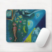 Tapis De Souris Les amants de vol - crayon de couleur - Mousepad (Avec souris)