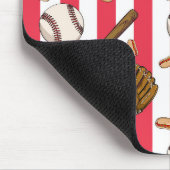Tapis De Souris Les amateurs de baseball Mousepad (Coin)