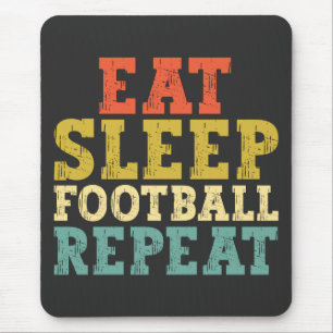 Tapis De Souris Les amateurs de football mangent le sommeil Footba