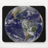 Tapis De Souris Les Amériques Au Jour des terres. (Devant)