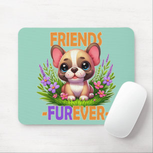 Tapis De Souris Les amis Furever jeu de mots. Chien de chiot de Bu