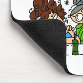 Tapis De Souris Les amis ne laissent pas seul le vin d'amis (Coin)