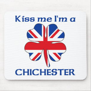 Tapis De Souris Les Anglais personnalisés m'embrassent que je sui