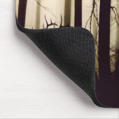 Tapis De Souris Les animaux forestiers dans un brouillard (Coin)
