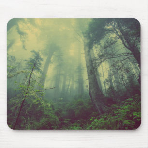 Tapis De Souris Les arbres verts de la forêt