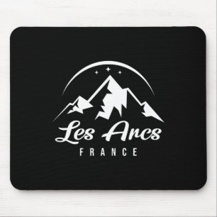 Tapis De Souris Les Arcs France Station De Ski Snowboard Sou