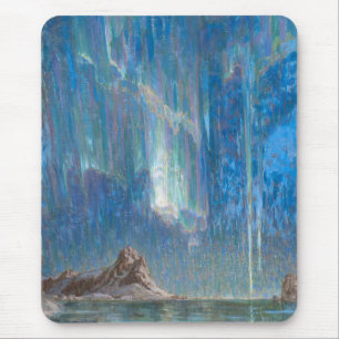 Tapis De Souris Les aurores boréales de Norvège du Nord (Aurora)