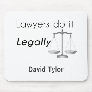 Tapis De Souris Les avocats le font !