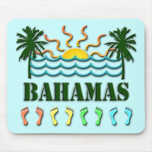 Tapis De Souris Les Bahamas Mousepad (Devant)