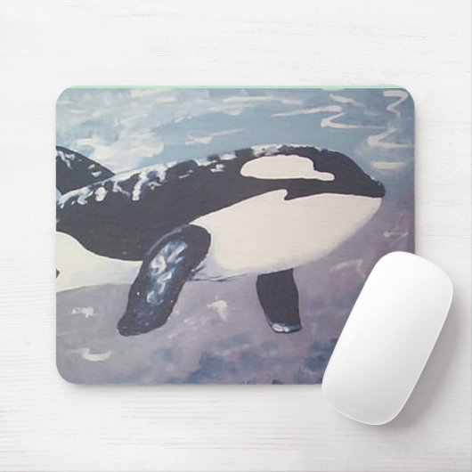 Tapis De Souris les baleines peuvent voler (Avec souris)