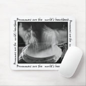 Tapis De Souris Les batteurs sont le battement de coeur Mousepad (Avec souris)