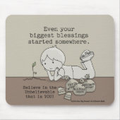 Tapis De Souris Les Bénédictions Ont Commencé Quelque Part (Devant)