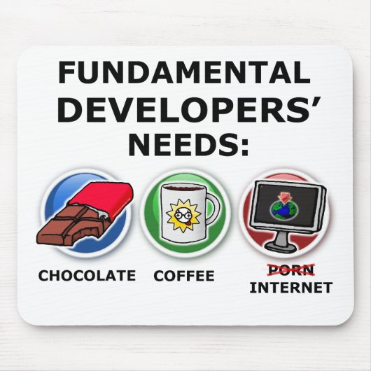 Tapis De Souris Les besoins fondamentaux de promoteur (Devant)