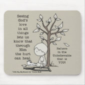 Tapis De Souris Les blessures peuvent guérir (Devant)