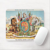 Tapis De Souris Les bras royaux radieux (Avec souris)