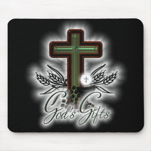 Tapis De Souris Les cadeaux Mousepad de Dieu (Devant)