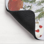 Tapis De Souris Les cardinaux masculins et féminins apprécient un (Coin)