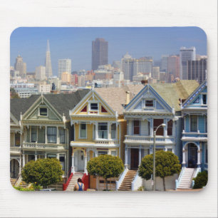 Tapis De Souris Les célèbres Painted Ladies de San Francisco
