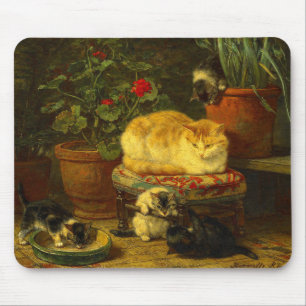 Tapis De Souris Les chatons en jeu