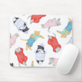 TAPIS DE SOURIS LES CHATS EN PYJAMA (Avec souris)