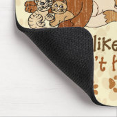 Tapis De Souris Les chats sont comme des chips Grunge Version (Coin)