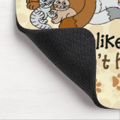 Tapis De Souris Les chats sont comme des pommes chips (Coin)