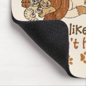 Tapis De Souris Les chats sont comme des pommes chips (Coin)