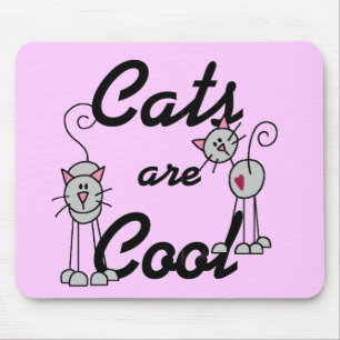 Tapis De Souris Les chats sont les T-shirts et les cadeaux frais