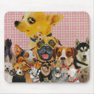 Tapis De Souris Les chiens sont amusement